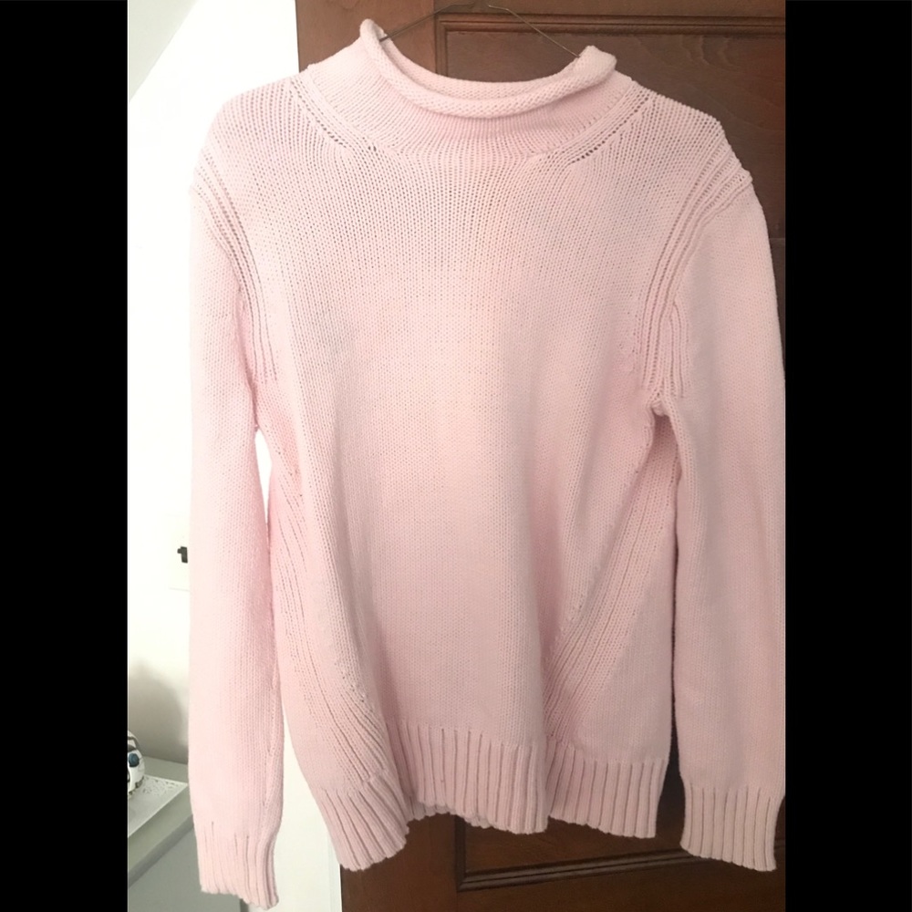 J. Crew Cotton roll neck sweater